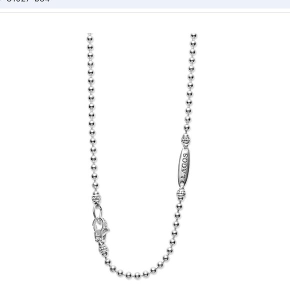 Love Knot Large Two-Tone Pendant Necklace from Lagos - Picture 5 of 12